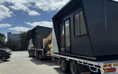 Twin Pods on Their Way to Shepparton